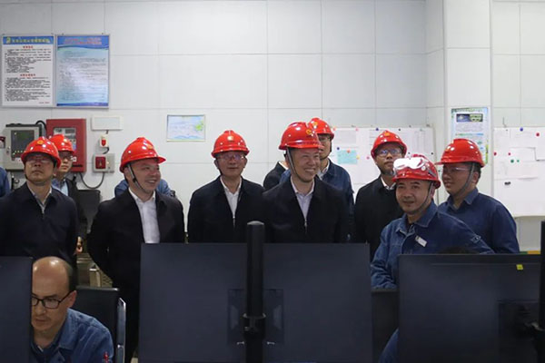 市政協(xié)副主席、應(yīng)急管理局局長李華桂帶隊(duì)到公司調(diào)研